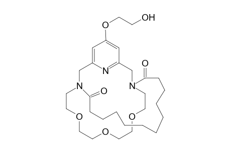 29-(2-Hydroxyethoxy)-17,20,23-trioxa-1,14,33-triazatricyclo[12.11.7.1(27,31)]-tritriaconta-27(33),28,30-triene-2,13-dione