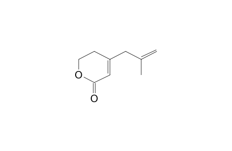 2H-Pyran-2-one, 5,6-dihydro-4-(2-methyl-1-propen-3-yl)-