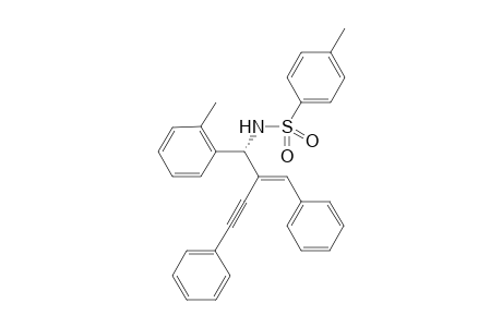 (S,E)-N-(2-benzylidene-4-phenyl-1-o-tolylbut-3-ynyl)-4-methylbenzenesulfon -amide