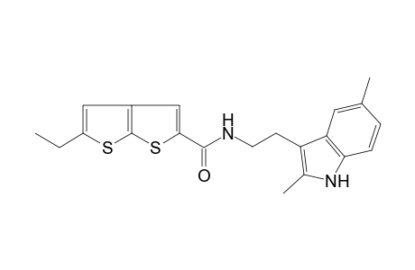 N-[2-(2,5-dimethyl-1H-indol-3-yl)ethyl]-5-ethylthieno[2,3-b]thiophene-2-carboxamide