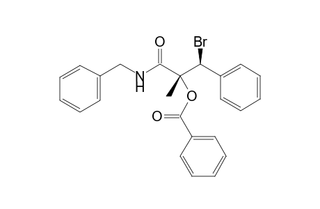 (2R,3S)-N-Benzyl-3-bromo-2-methyl-3-phenyl-2-benzoyloxy-propionic acid amide