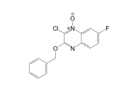 3-(Benzyloxy)-2-chloro-7-fluoroquinoxaline 1-Oxide