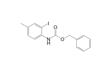 (phenylmethyl) N-(2-iodanyl-4-methyl-phenyl)carbamate