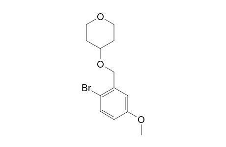 4-((2-Bromo-5-methoxybenzyl)oxy)tetrahydro-2H-pyran