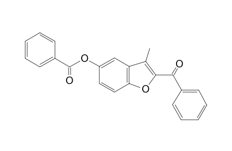 2-benzoyl-3-methyl-5-benzoyloxybenzofuran