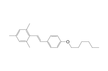 2-[(E)-2-(4-hexoxyphenyl)ethenyl]-1,3,5-trimethylbenzene