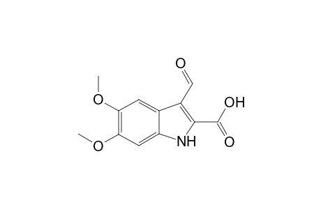 1H-Indole-2-carboxylic acid, 3-formyl-5,6-dimethoxy-
