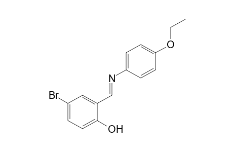4-bromo-2-[N-(p-ethoxyphenyl)formimidoyl]phenol