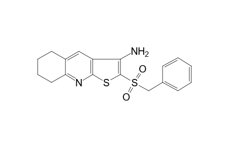 2-Phenylmethanesulfonyl-5,6,7,8-tetrahydro-thieno[2,3-b]quinolin-3-ylamine