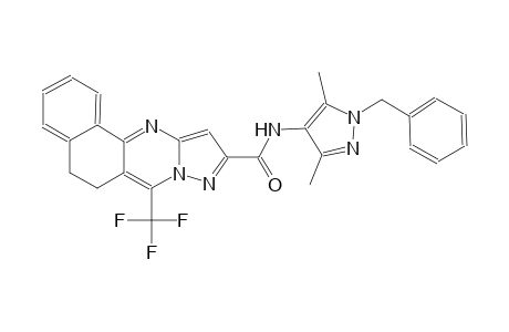 N-(1-benzyl-3,5-dimethyl-1H-pyrazol-4-yl)-7-(trifluoromethyl)-5,6-dihydrobenzo[h]pyrazolo[5,1-b]quinazoline-10-carboxamide