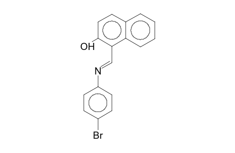 2-[N-(p-bromophenyl)formimidoyl]-2-naphthol