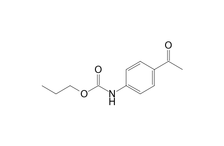 1-propyl (4-acetylphenyl)carbamate