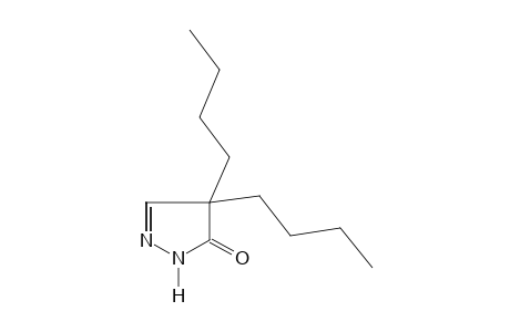 2-PYRAZOLIN-5-ONE, 4,4-DIBUTYL-,