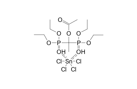 1,1-DIETHOXYPHOSPHINYLETHYL ACETATE-TIN TETRACHLORIDE COMPLEX