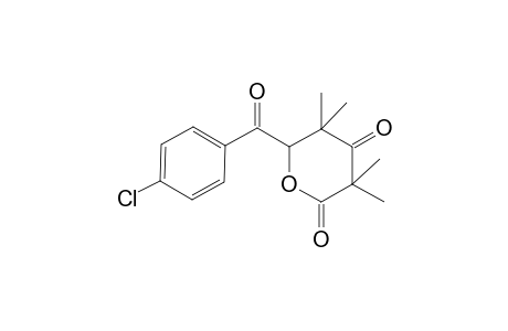 6-(4-chlorobenzoyl)-3,3,5,5-tetramethyldihydro-2H-pyran-2,4(3H)-dione