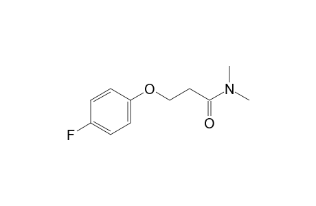 N,N-dimethyl-3-(p-fluorophenoxy)propionamide