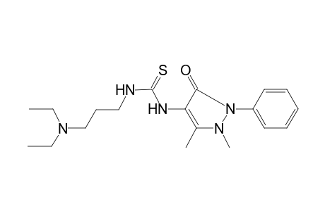 thiourea, N-[3-(diethylamino)propyl]-N'-(2,3-dihydro-1,5-dimethyl-3-oxo-2-phenyl-1H-pyrazol-4-yl)-