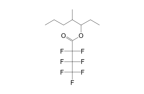 4-Methyl-3-heptanol, heptafluorobutyrate