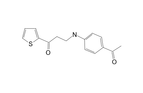 Propan-1-one, 3-(4-acetylphenylamino)-1-(2-thienyl)-