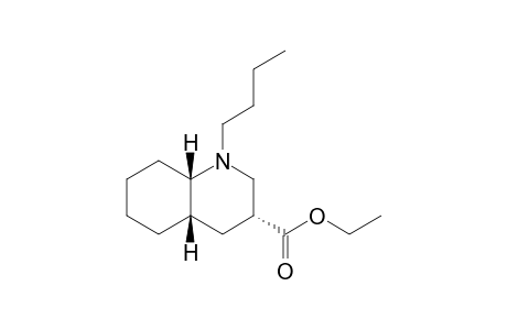 Ethyl (3R,4as,8as)-1-(butyl)decahydroquinoline-3-carboxylate