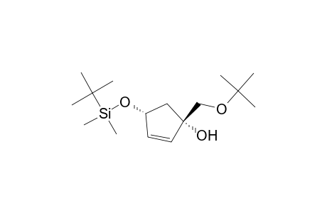 (1R,4R)-1-(TERT.-BUTOXYMETHYL)-4-[(TERT.-BUTYLDIMETHYLSILYL)-OXY]-2-CYCLOPENTEN-1-OL