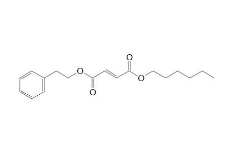 Fumaric acid, hexyl 2-phenylethyl ester