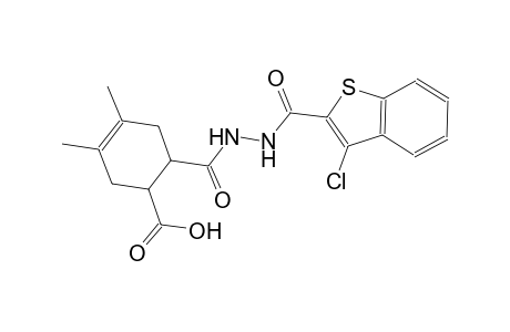 6-({2-[(3-chloro-1-benzothien-2-yl)carbonyl]hydrazino}carbonyl)-3,4-dimethyl-3-cyclohexene-1-carboxylic acid