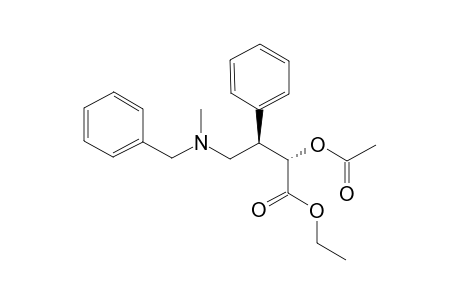 ETHYL-(2S,3R)-2-ACETOXY-4-[BENZYL-(METHYL)-AMINO]-3-PHENYLBUTYRATE;MAJOR-REGIOISOMER