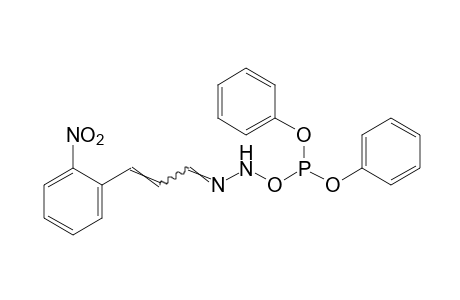 o-nitrocinnamaldehyde, [(diphenoxyphosphino)oxy]hydrazone