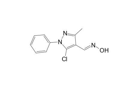 (E)-5-CHLORO-3-METHYL-1-PHENYL-1H-PYRAZOL-4-CARBALDEHYDE-OXIME