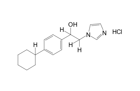 alpha-(p-cyclohexylphenyl)imidazole-1-ethanol, monohydrochloride