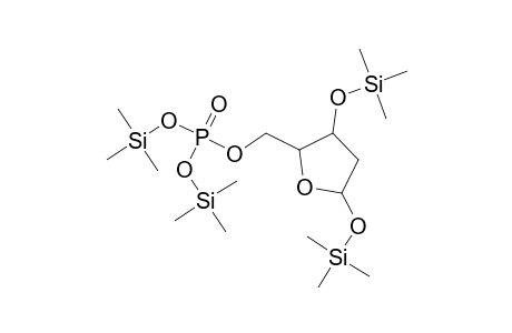 D-erythro-Pentofuranose, 2-deoxy-1,3-bis-O-(trimethylsilyl)-, bis(trimethylsilyl) phosphate