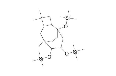 Caryolan <5,6,8-trihydroxy->, tri-TMS