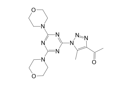 1-[1-(4,6-Di-morpholin-4-yl-[1,3,5]triazin-2-yl)-5-methyl-1H-[1,2,3]triazol-4-yl]-ethanone