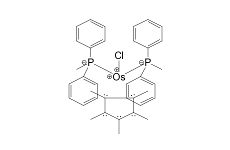 Osmium chloride, (.eta.-5-pentamethylcyclopentadienyl)-bis(methyldiphenylphosphine)