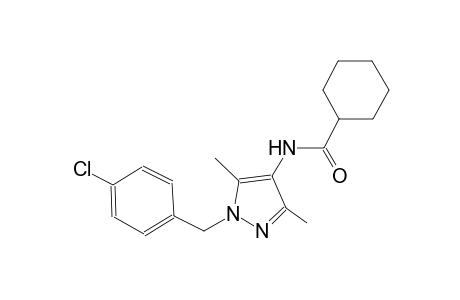 N-[1-(4-chlorobenzyl)-3,5-dimethyl-1H-pyrazol-4-yl]cyclohexanecarboxamide