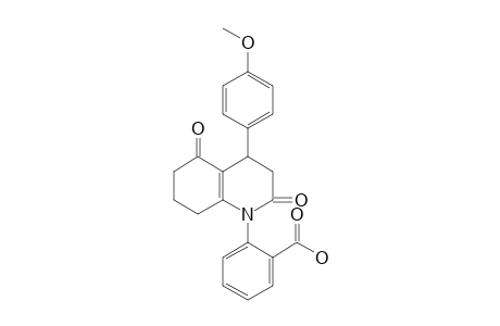 2-[2,5-diketo-4-(4-methoxyphenyl)-4,6,7,8-tetrahydro-3H-quinolin-1-yl]benzoic acid