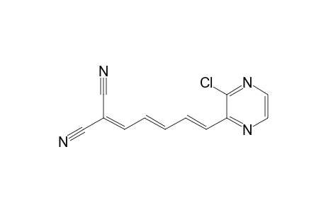 (3E,5E)-1,1-Dicyano-6-(3'-chloropyrazin-2'-yl)hexa-1,3,5-triene