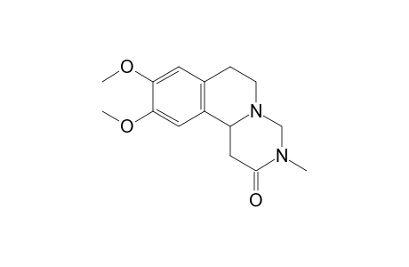 9,10-dimethoxy-3-methyl-1,3,4,6,7,11b-hexahydro-2H-pyrimido[6,1-a]isoquinolin-2-one