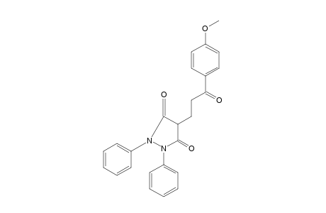 4-(2-p-anisoylethyl)-1,2-diphenyl-3,5-pyrazolidinedione