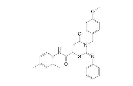 2H-1,3-thiazine-6-carboxamide, N-(2,4-dimethylphenyl)tetrahydro-3-[(4-methoxyphenyl)methyl]-4-oxo-2-(phenylimino)-, (2Z)-