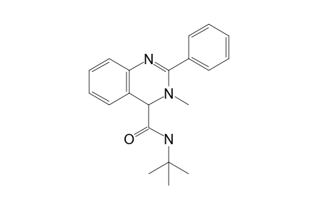 N-Tert-butyl-3-methyl-2-phenyl-3,4-dihydro quinazoline-4-carboxamide