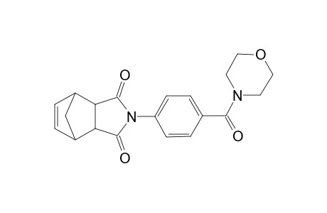 2-(4-(morpholine-4-carbonyl)phenyl)-3a,4,7,7a-tetrahydro-1H-4,7-methanoisoindole-1,3(2H)-dione