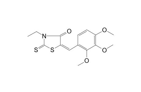 (5E)-3-ethyl-2-thioxo-5-(2,3,4-trimethoxybenzylidene)-1,3-thiazolidin-4-one