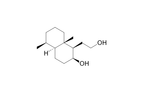 1-Naphthaleneethanol, decahydro-2-hydroxy-5,8a-dimethyl-, [1R-(1.alpha.,2.alpha.,4a.beta.,5.alpha.,8a.alpha.)]-