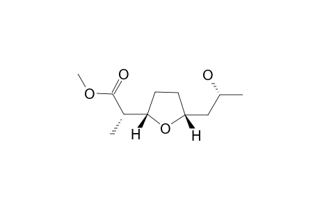 (2S)-2-[(2S,5R)-5-[(2R)-2-hydroxypropyl]-2-oxolanyl]propanoic acid methyl ester