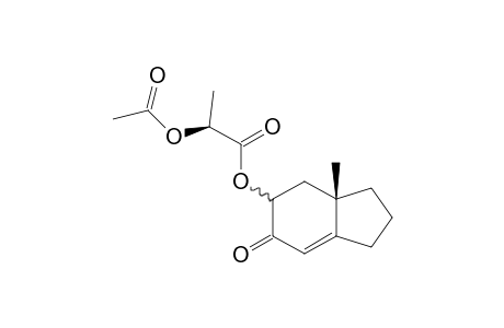 d-ent-5-[1-(Acetoxy)ethylcarbonyloxy]-3a-Methyl-2,3,4,5-tetrahydro-6-oxoind-7-ene isomer