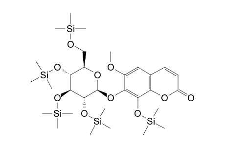 Isofraxoside, 5tms derivative