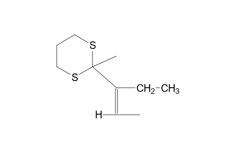 2-(1-ETHYL-(E)-PROPENYL)-2-METHYL-m-DITHIANE