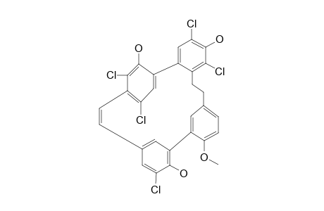 BAZZANIN-O;1-METHYLETHER-10,12,6',10',14'-PENTACHLOROISOPLAGIOCHIN-C